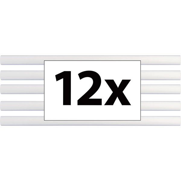 TOOLCRAFT 1553760 Glue Sticks Ø11mm 200mm Transparent 500g 25pcs U...