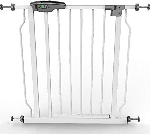 Biacchi Cancelletto di sicurezza protezione per bambini in metallo Clic Clac Bianco