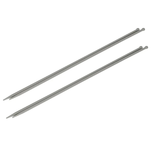 ASHLEY Knitting Needles - 4.5/5mm x 35cm - Grey - Pack of 4