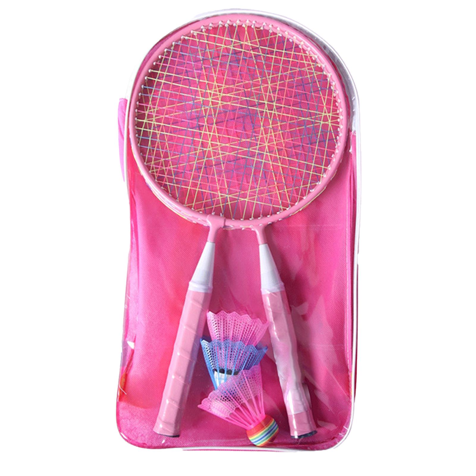 Fishine Children s Badminton Racket Set Elementary School Students Outdoor Sports Badminton Racket Pink