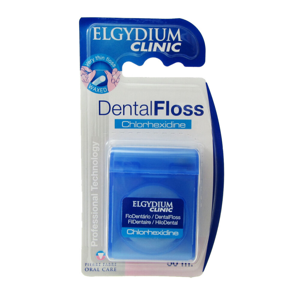 Pierre Fabre Pharma Srl Elgydium Clinic Dental Floss with Chlorhexidine 50m