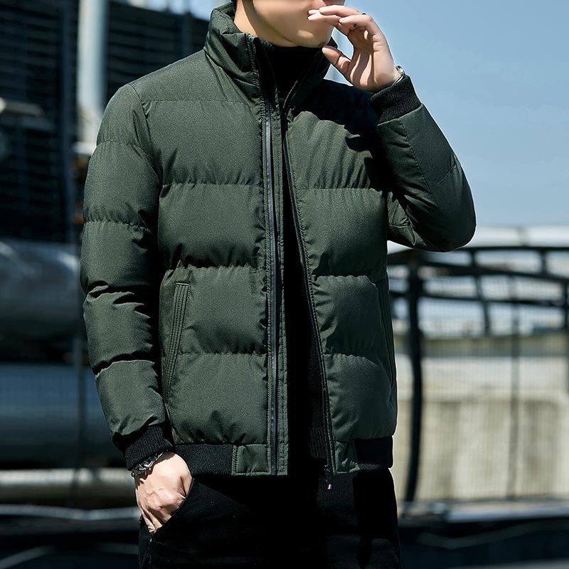 Fable Padded-on Men's Autumn and Winter Jackets Trendy Padded Clothes Men's Thickened Korean Version Slim-fitting Padded Jackets Down Padded Jackets 4XL