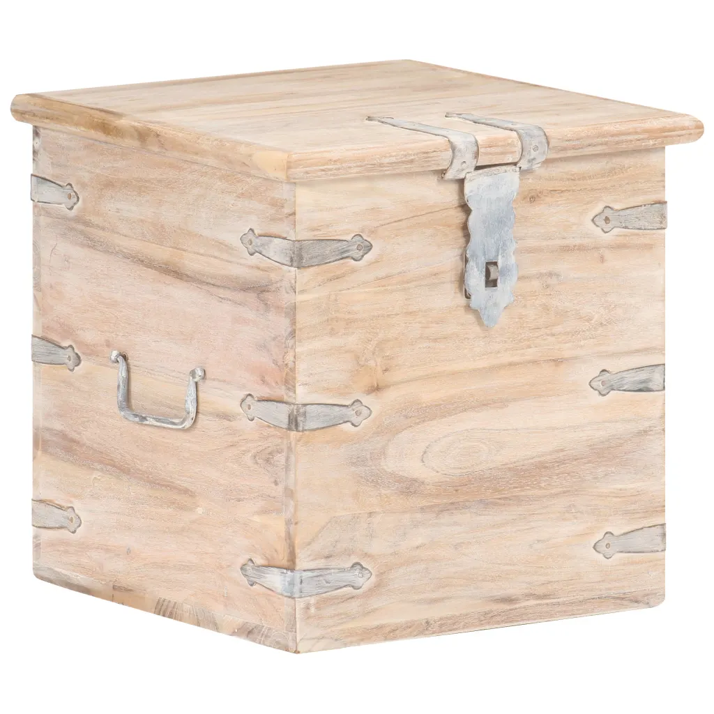 VidaXL Chest 40x40x40 cm Solid Acacia Wood