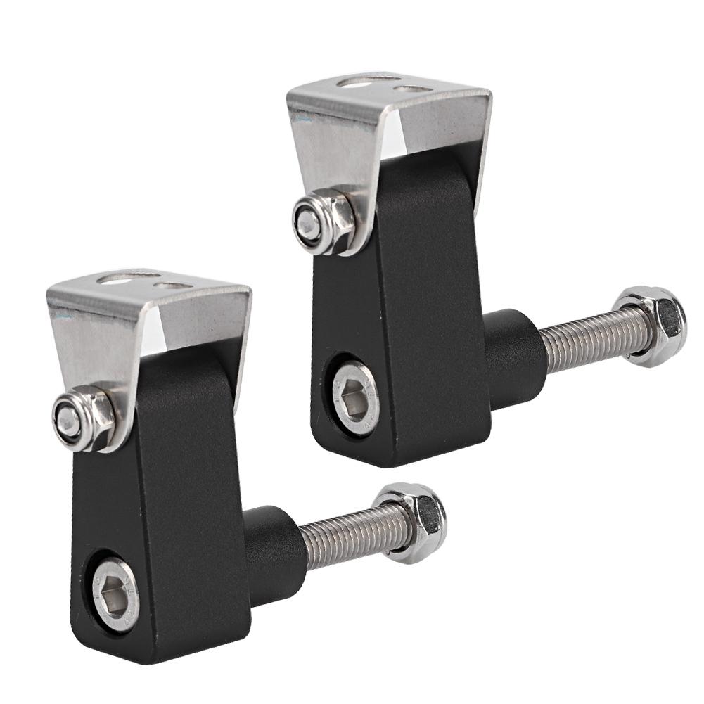 COSYHOME 2Pcs Aluminum Alloy Black Motorcycle Modified LED Spotlights Bracket Holder for Xciting 250 300