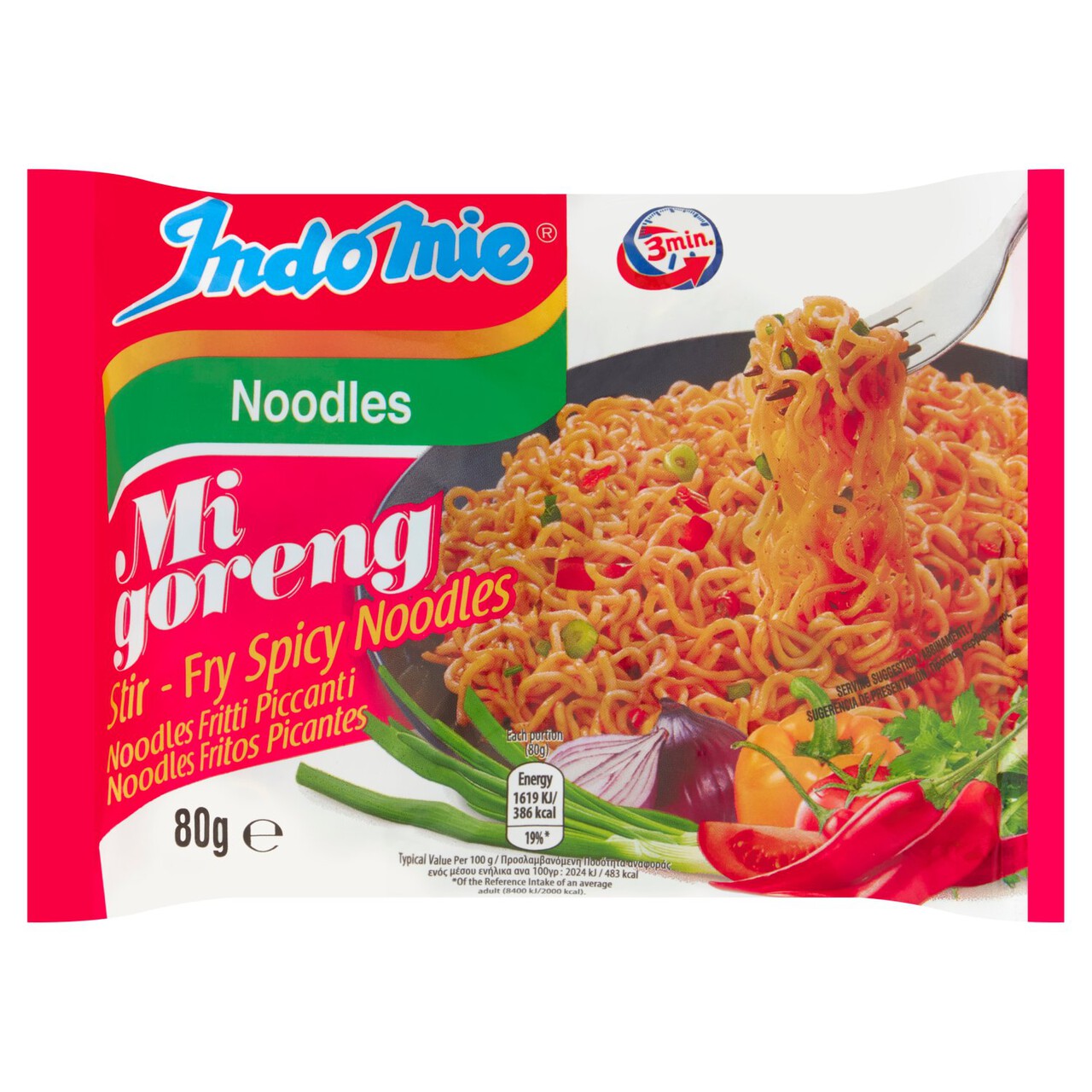 Indomie Pedas Instant Noodles