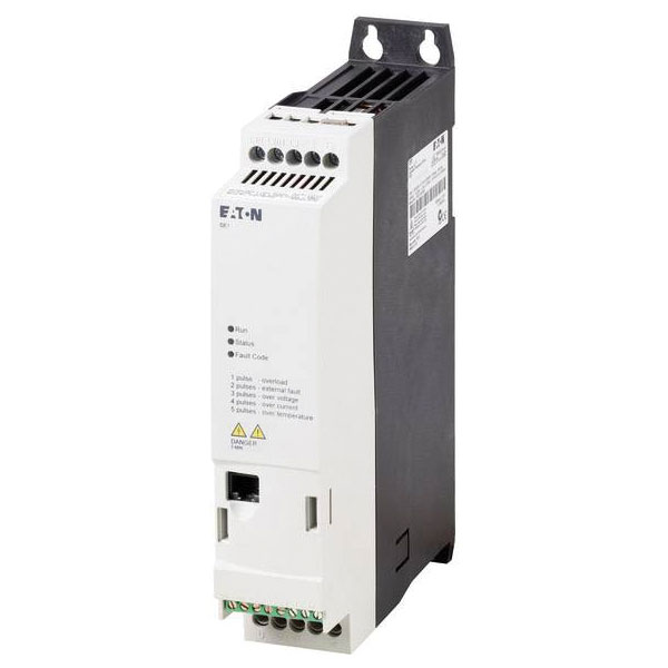Eaton Variable Speed Starter, 2.2 kW, 1 Phase, 230 V ac, 9.6 A, PowerXL DE1 Series