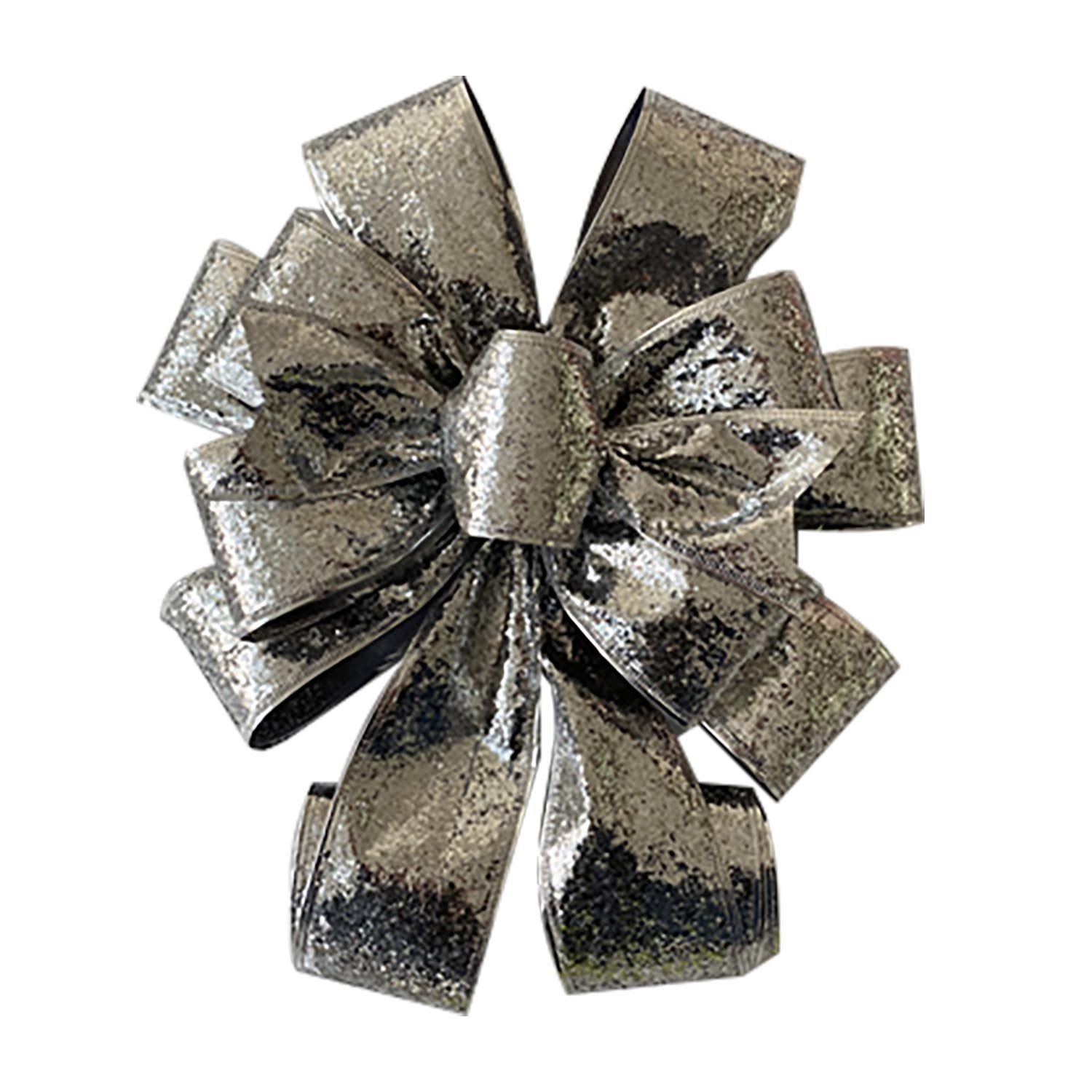 Angel Whispers Silver Glitter Corsage