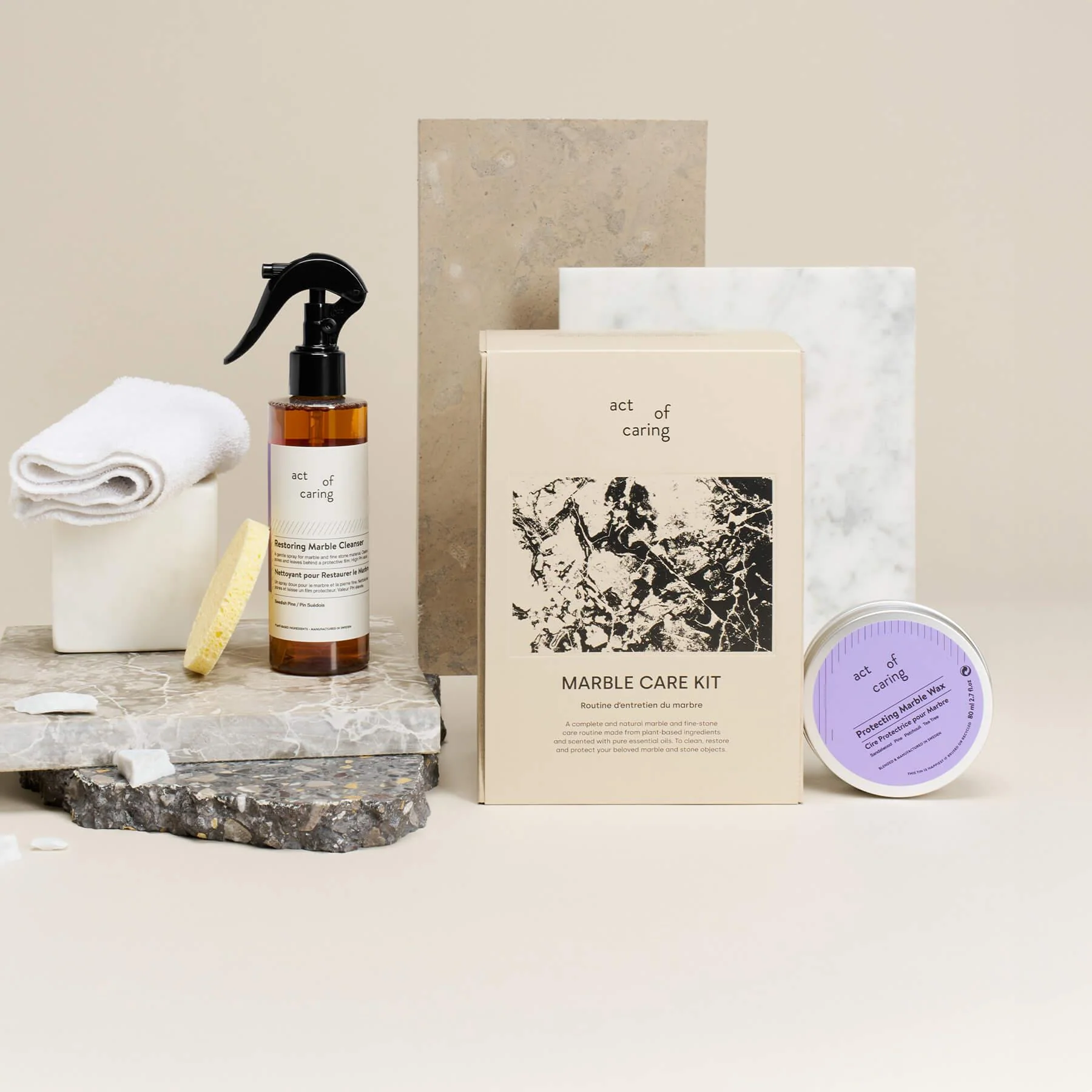 Act Of Caring Cleaning Kits - The Marble Care Kit Christmas Gifts for under £50