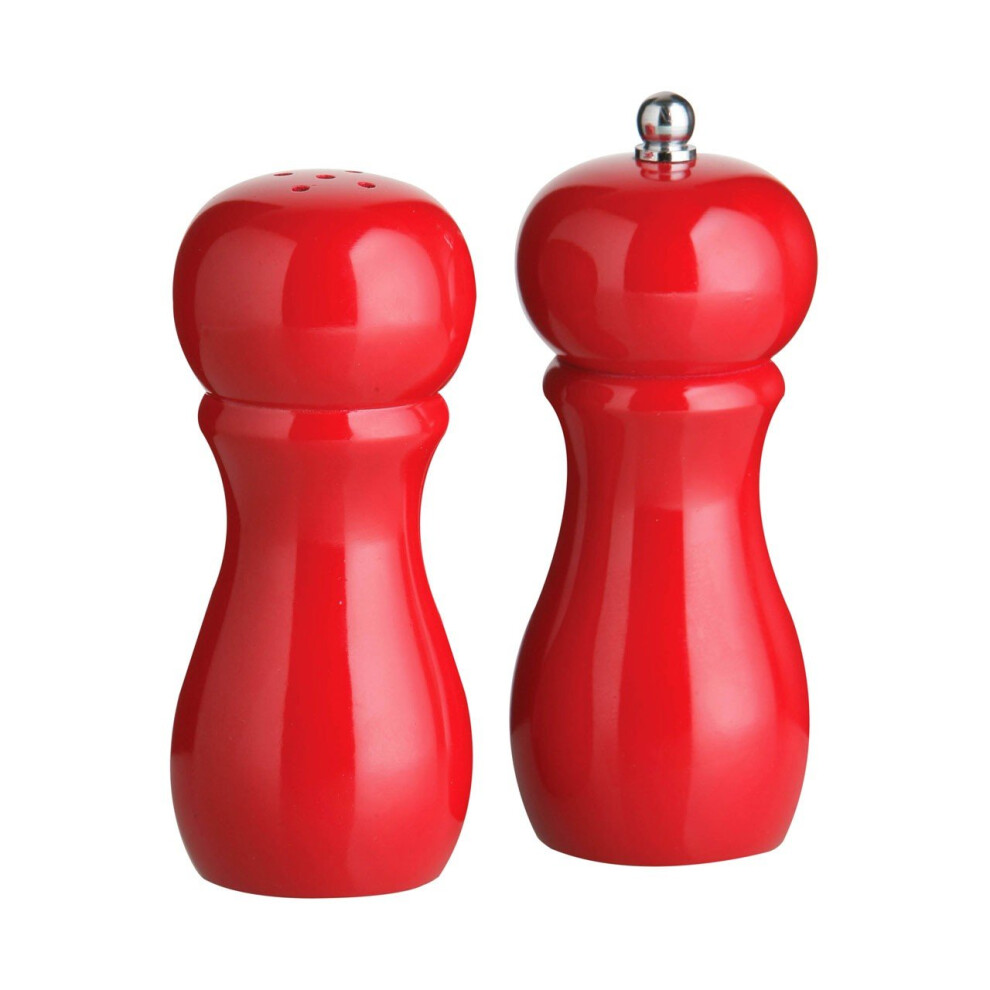 Symple Stuff 2 Piece Salt and Pepper Set red