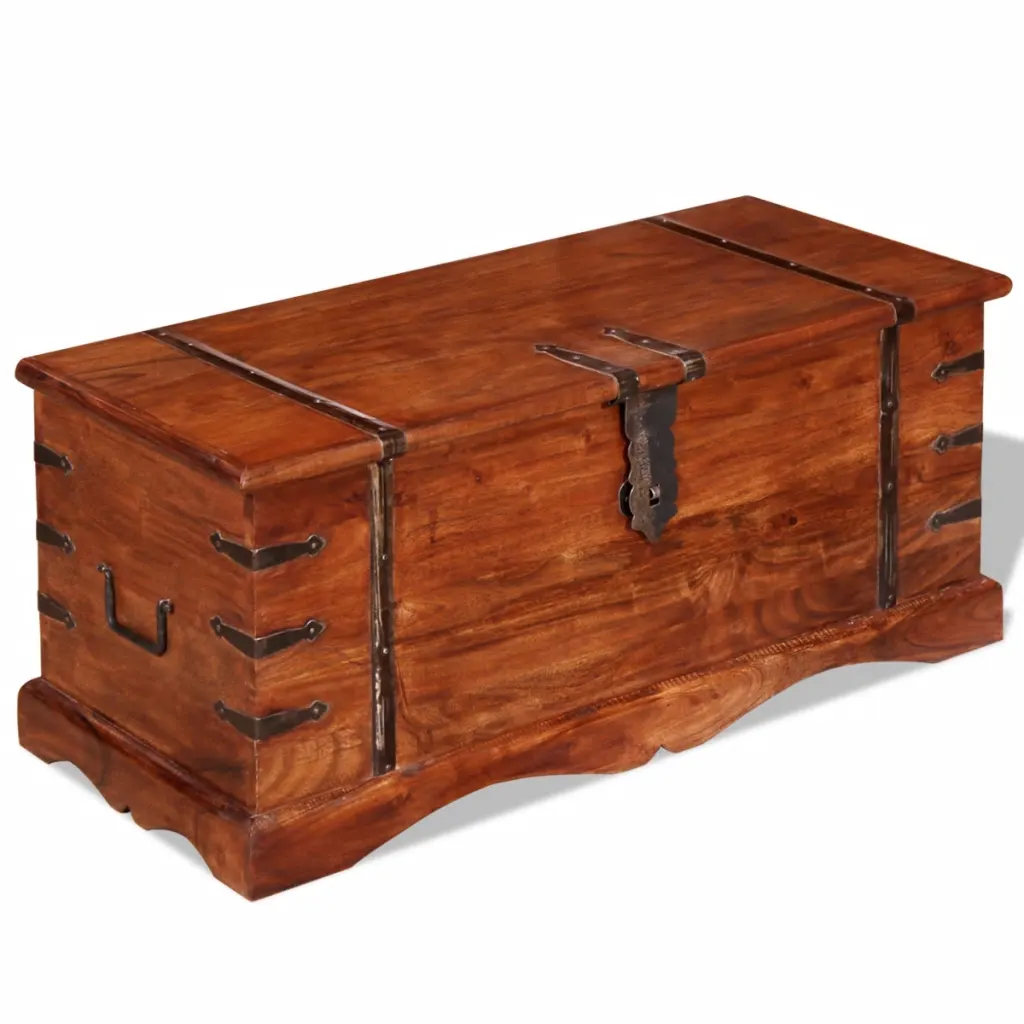 VidaXL Storage Chest Solid Wood