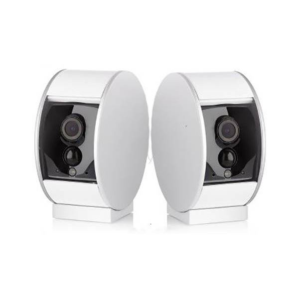 Somfy Indoor Full HD WiFi Security Camera Twin Pack - White