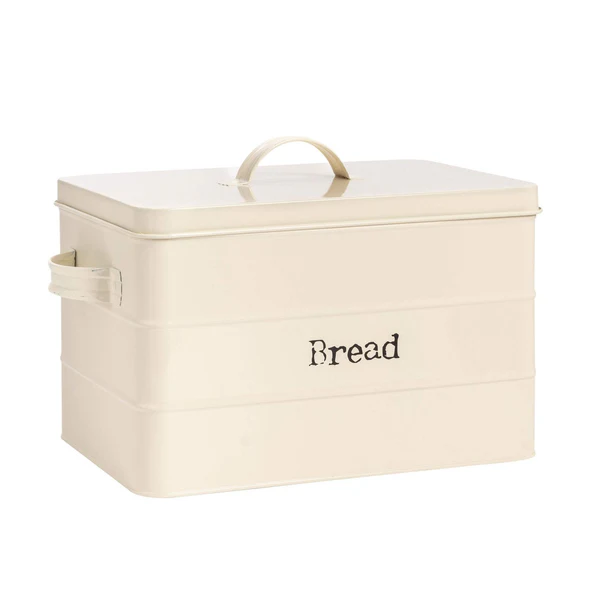 Harbour Housewares Steel Bread Bin