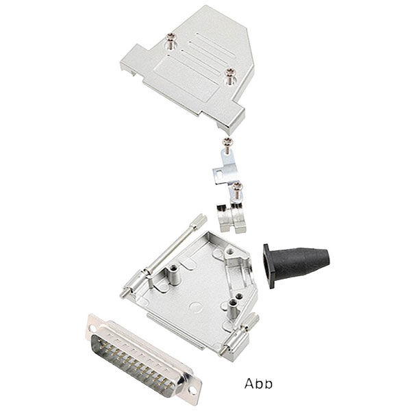 Encitech 6355-8042-04 DTSL37 37-pin D-Sub Pin Strip set Solder Bucket