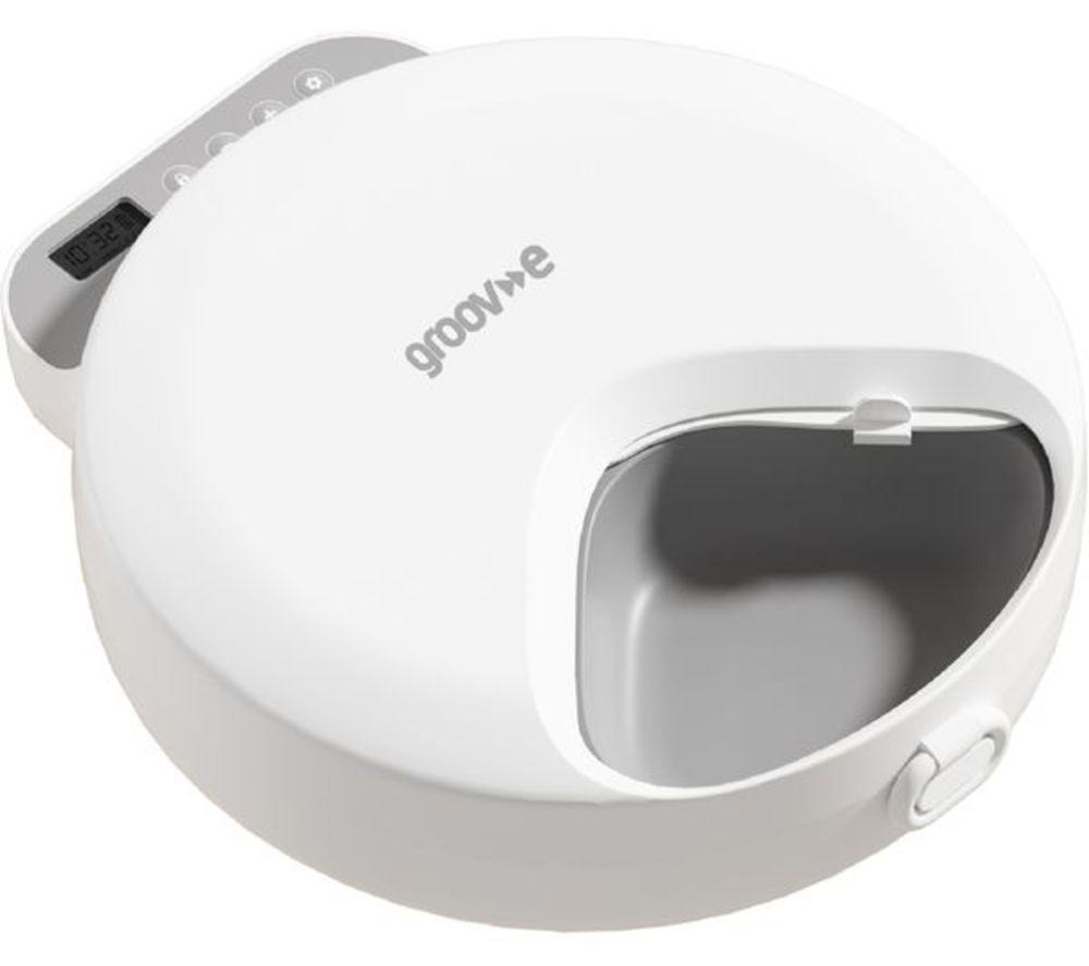 GROOV-E Gv-pt02 Pet-tech Automatic Wet Food Feeder - White, White