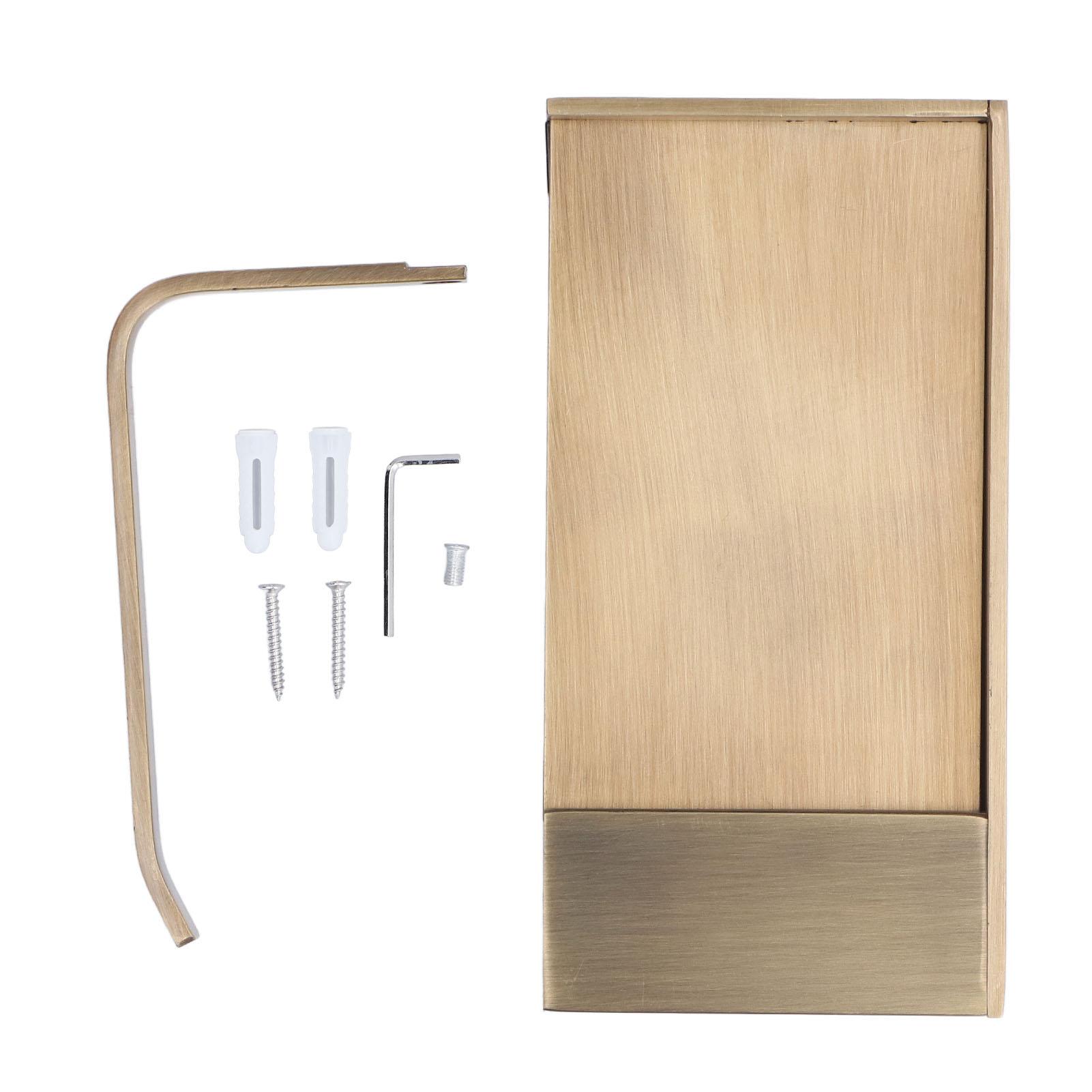 Vestidos Toilet Paper Holder Phone Shelf Copper Antique Toilet Paper Shelf Gold Toilet Paper Holder with