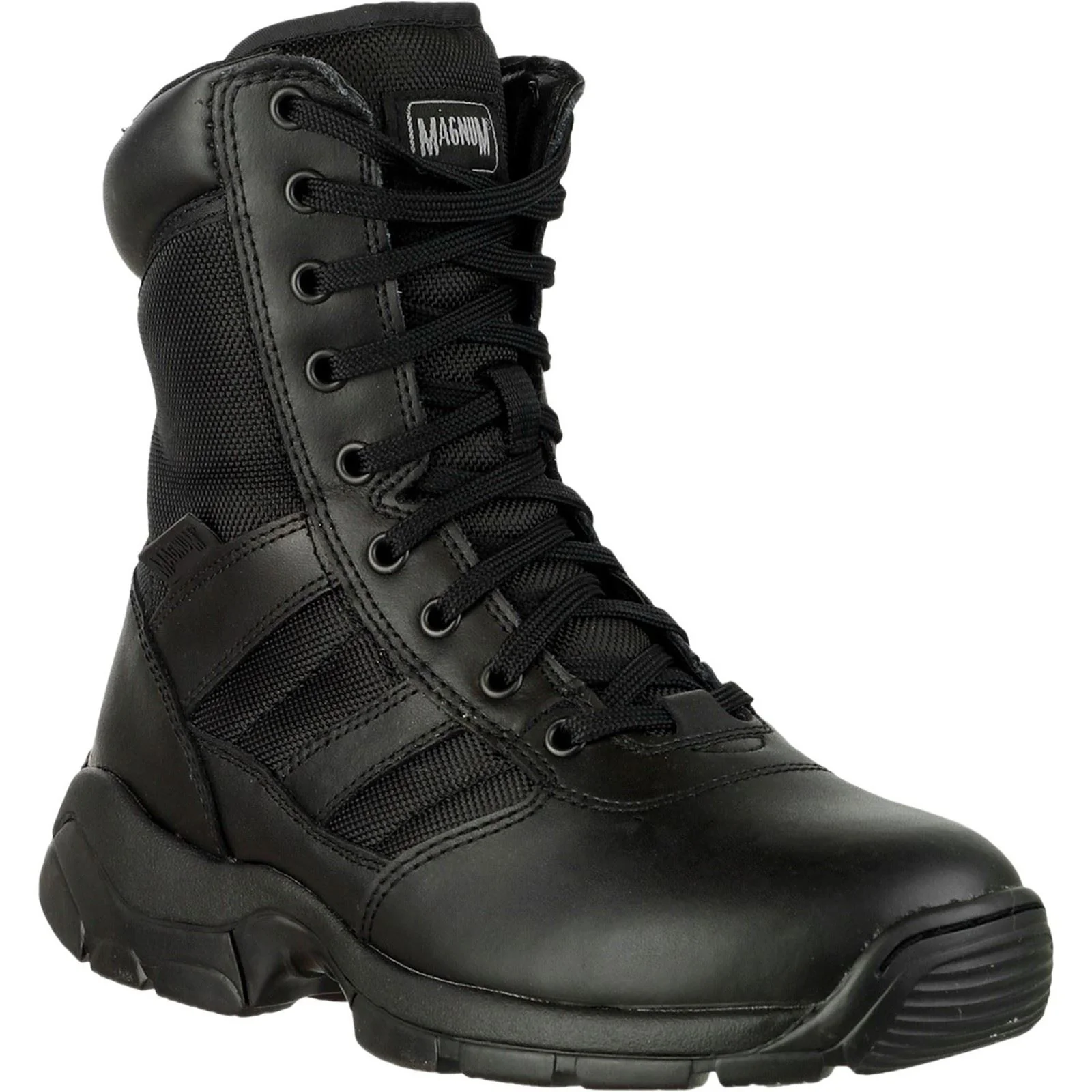 Magnum PANTHER 8.0 SZ Unisex Non-Safety Side Zip Combat Boots Black | UK 12