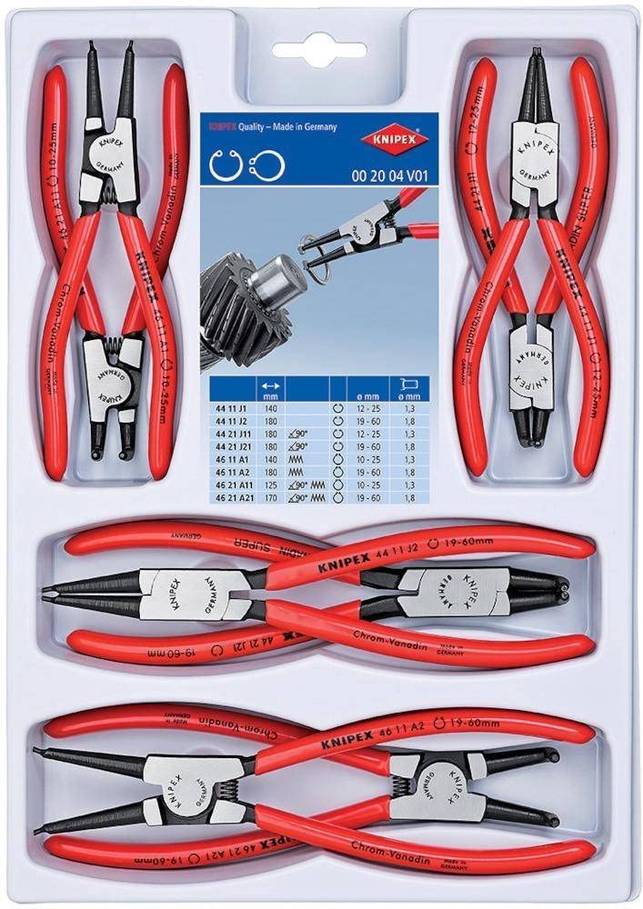 knipex Jeu de pinces pour circlips _ 00 20 04 V01