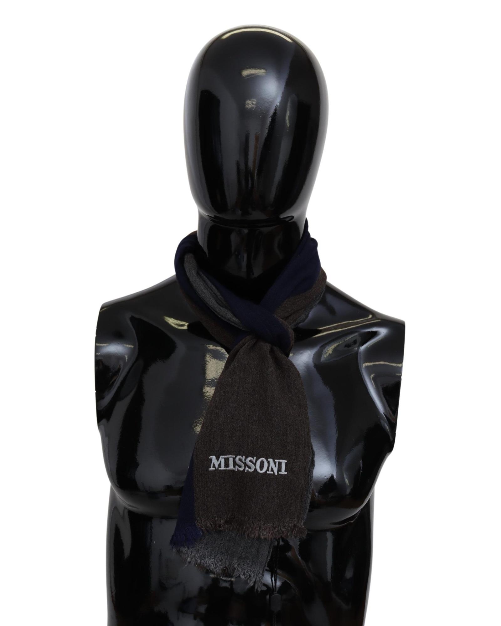 Missoni MultiStripe Fringed Scarf- Multicolor Scarves