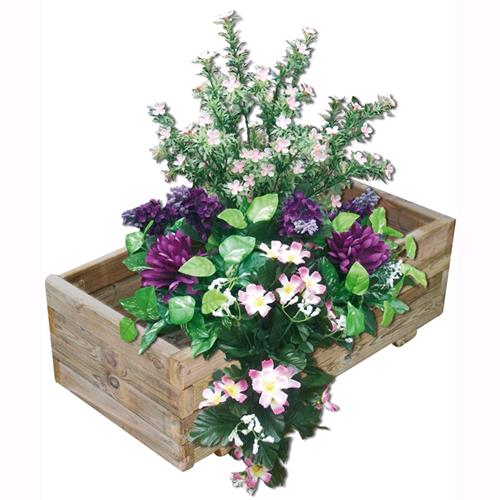 LASA Fioriera legno di pino impregnate autoclave 40x40xH26 cm arredo giardino