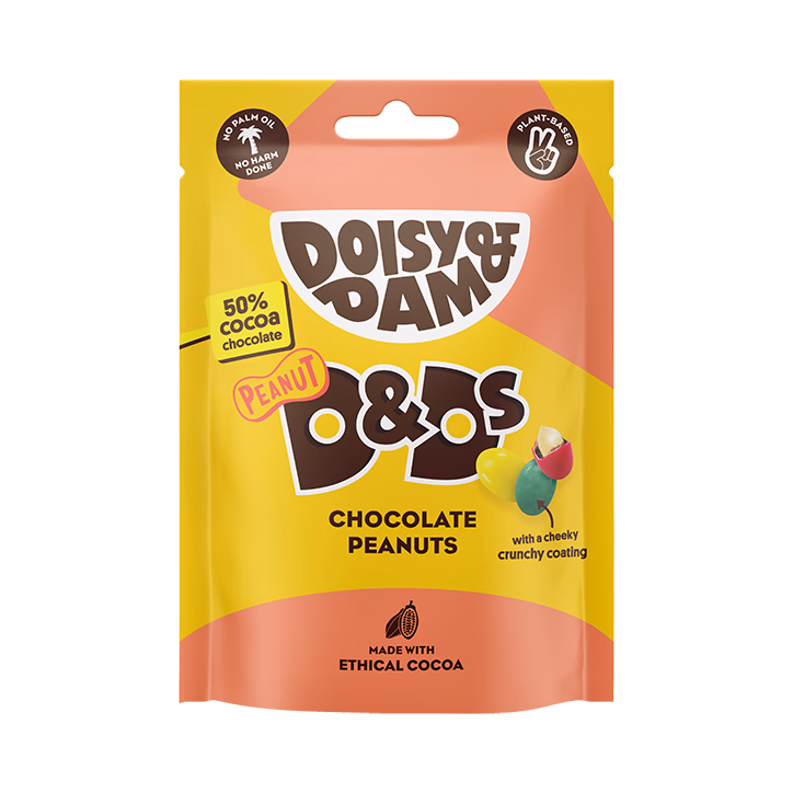 Doisy & Dam Dark Chocolate Peanut Share Pouch 80g
