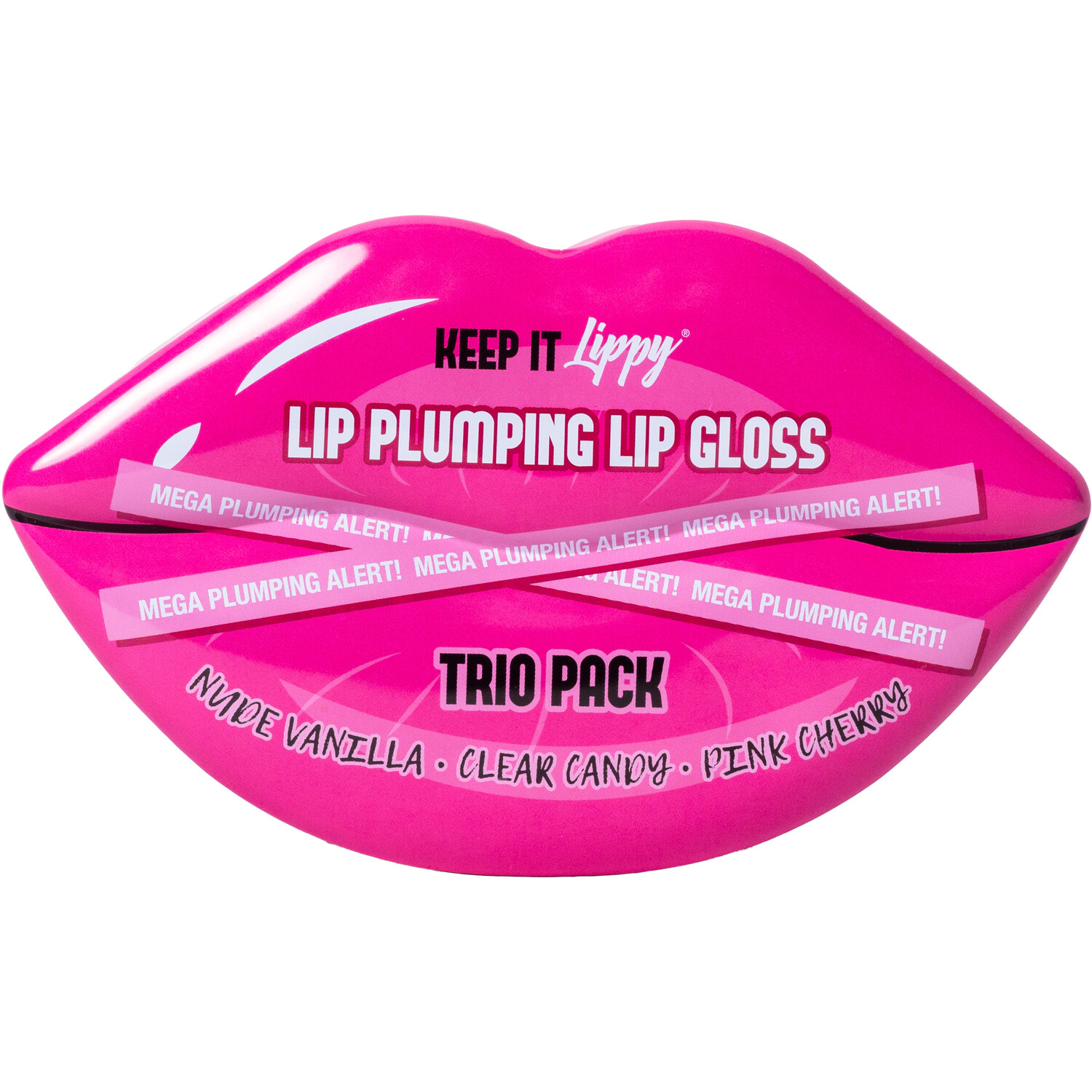 Lip Plumping Lip Gloss Set - Pink
