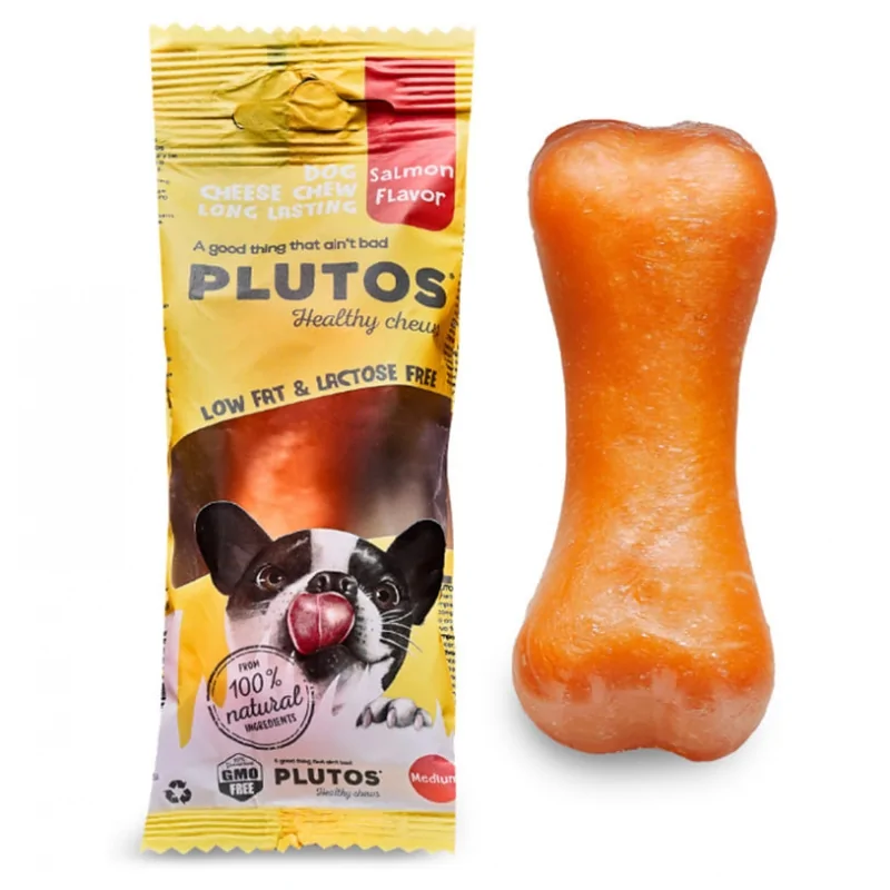 Gibbon Plutos  Cheese and Salmon Bone - Medium