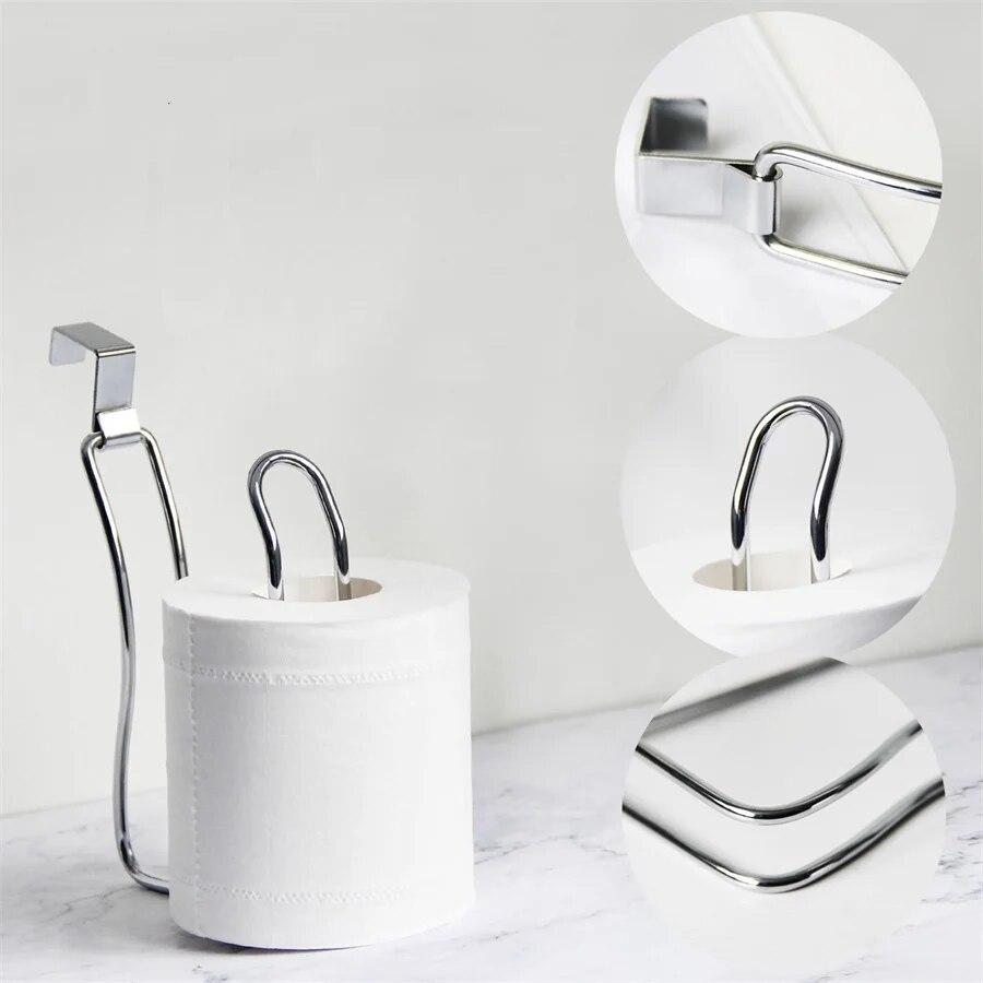 LChome Iron Toilet Toilet Toilet Paper Holder, Iron Roll Paper Holder, Bathroom Wall Mounted Tissue Holder