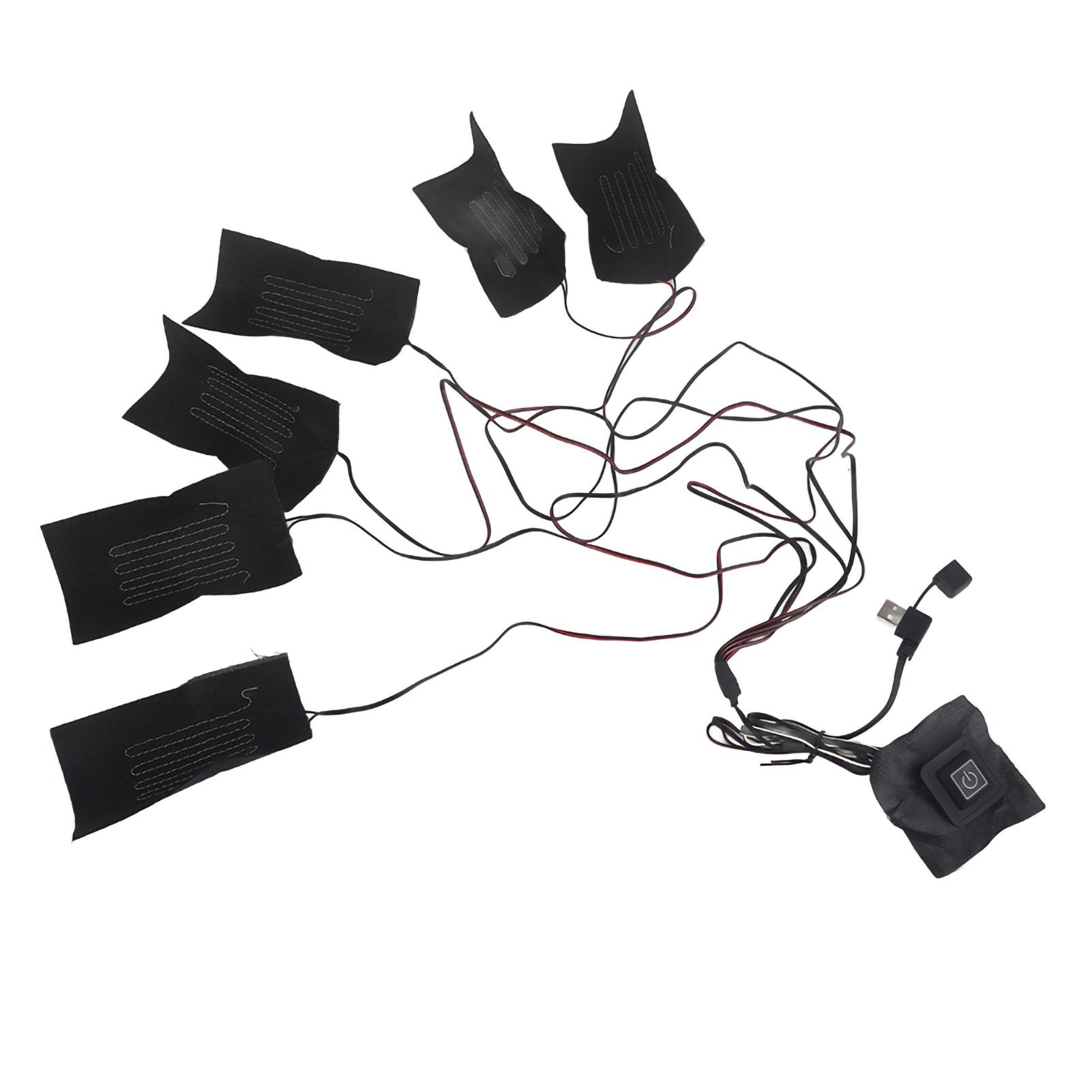 Beautyyy USB Portable Electric Heating Cloth Washable Warm Keeping Heating Pad for Clothes Vest