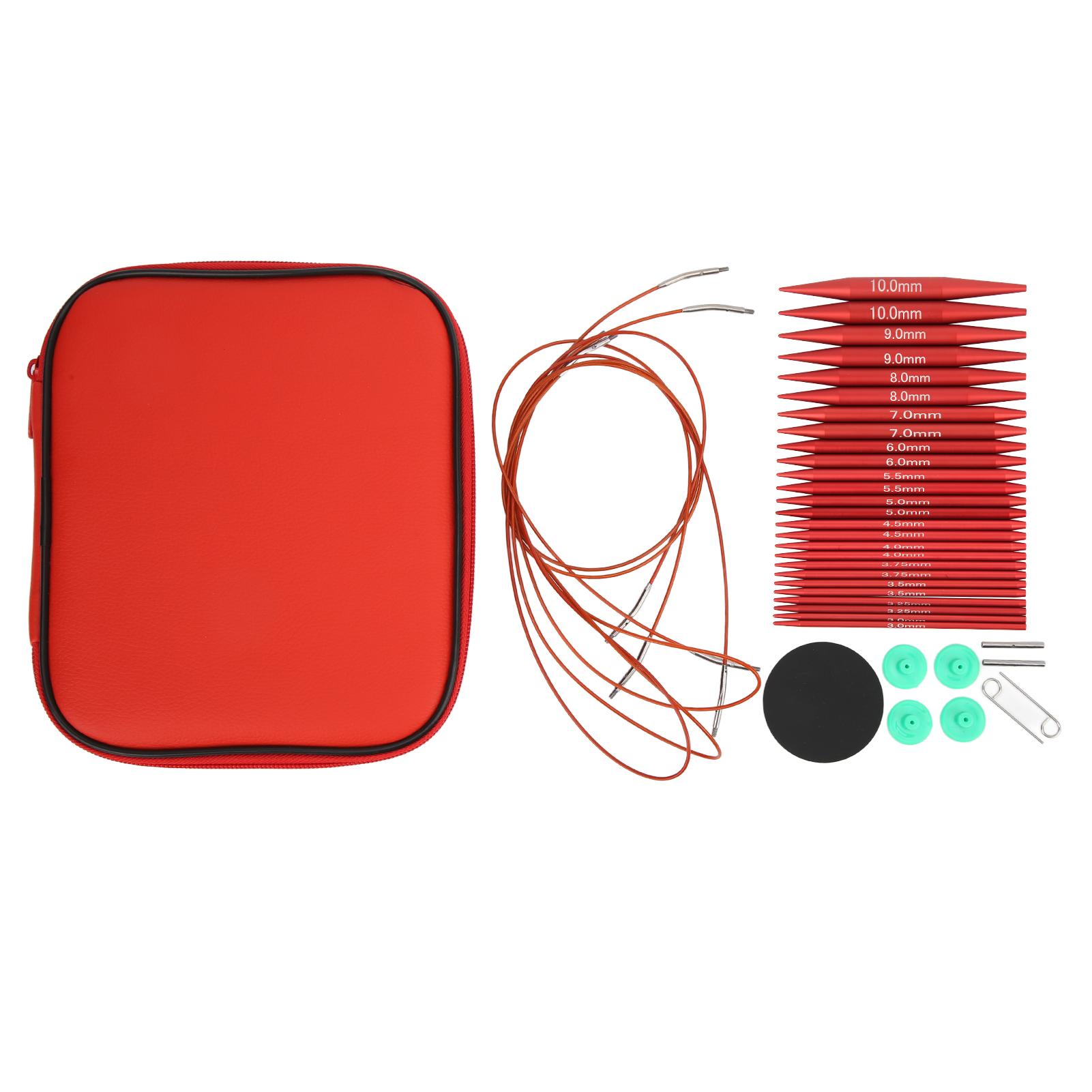 TOMTOP JMS Knitting Needles Set Various Sizes Available Detachable Circular Interchangeable Knitting Needles