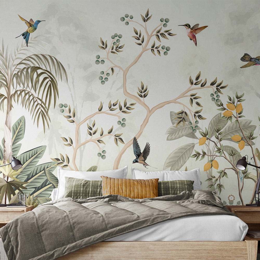 Lemon Tree Forest Wall Mural