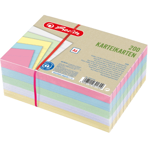 Herlitz 50041145 index card Multicolour 200 pc(s)
