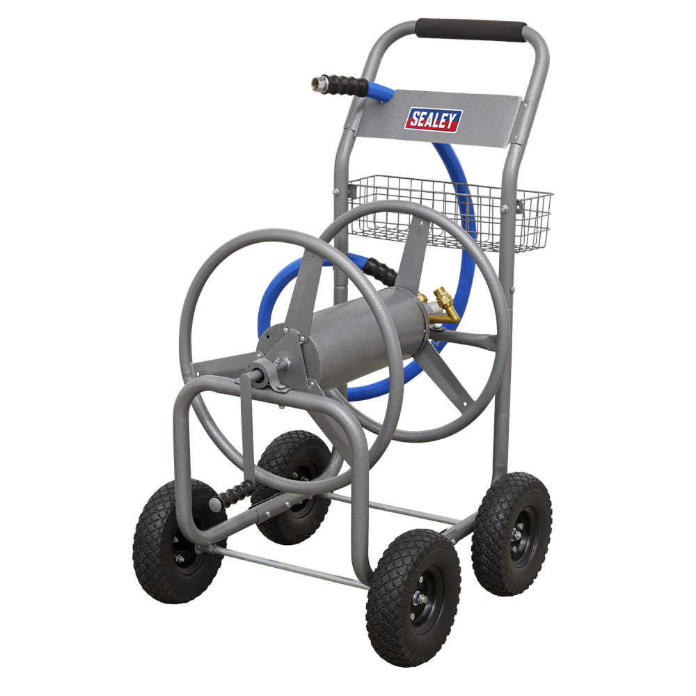 Metal Hose Reel Cart gray