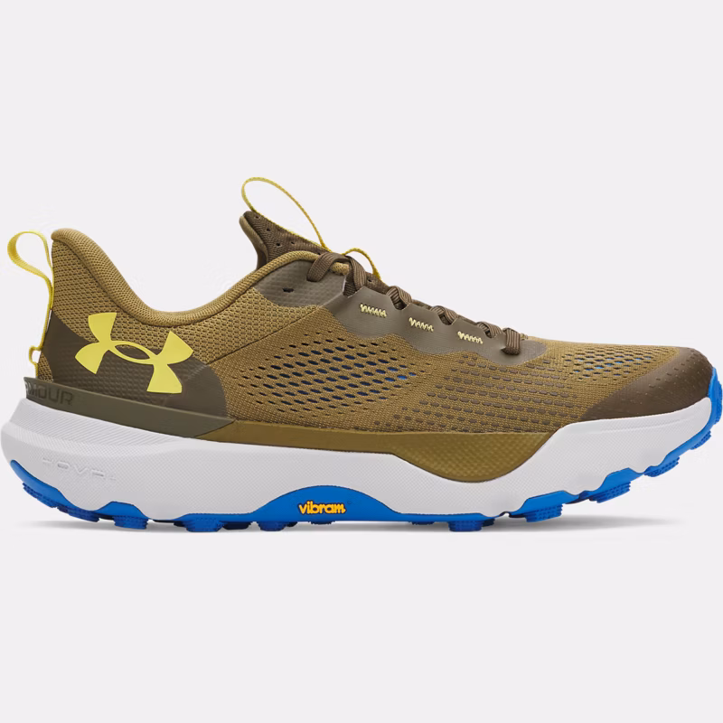 Under Armour Infinite Pro Unisex Trail Running Shoes Canteen Green / Expedition Green / Yellow Shade 4.5
