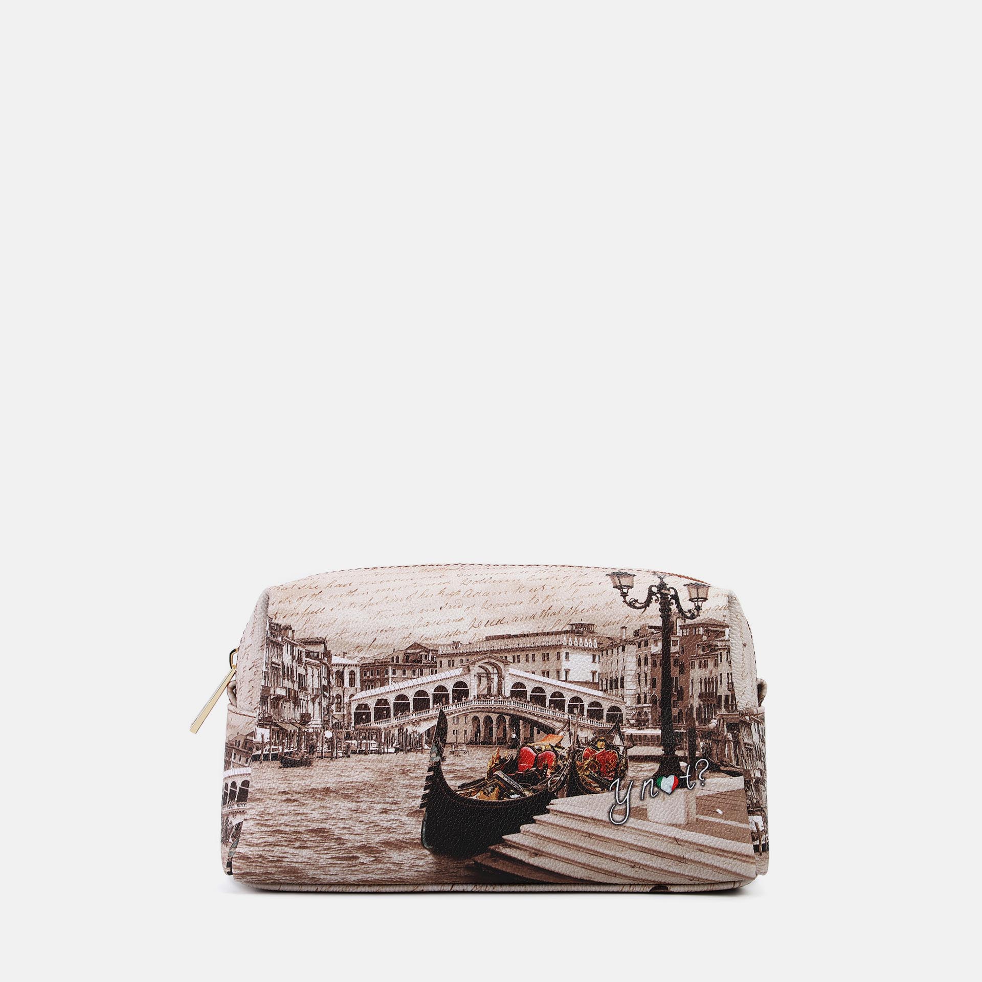 Ynot Ynot? Beauty Case Yes Bag Stampa Città Venice Postcard Beauty Case Da Donna