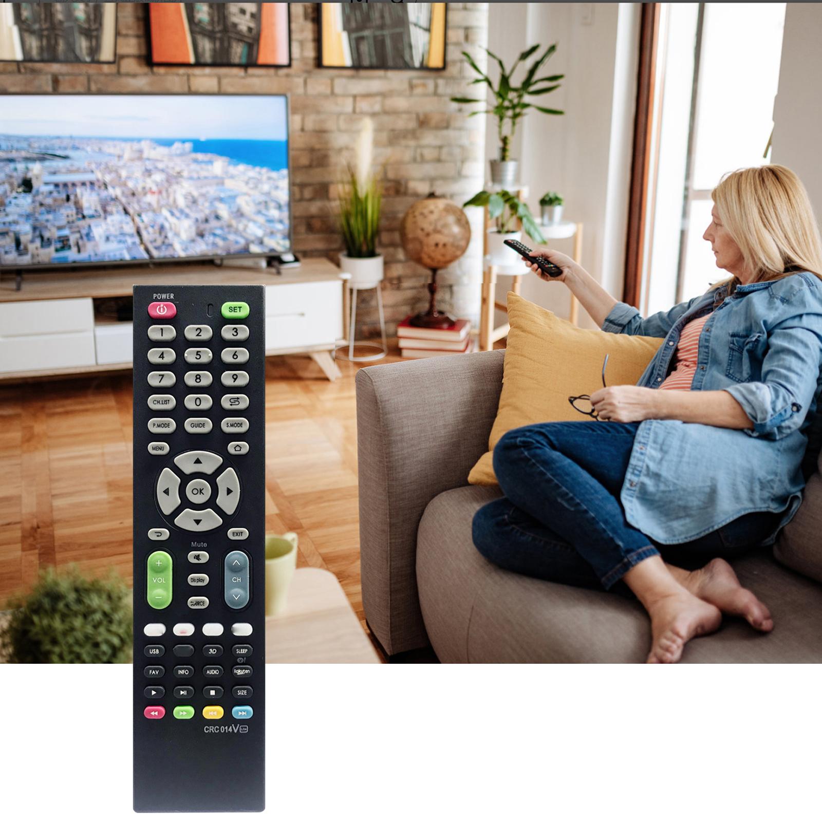 Universal LED LCD TV Remote Control Multi-brand TV Remote TV Replacement Remote Controller with black