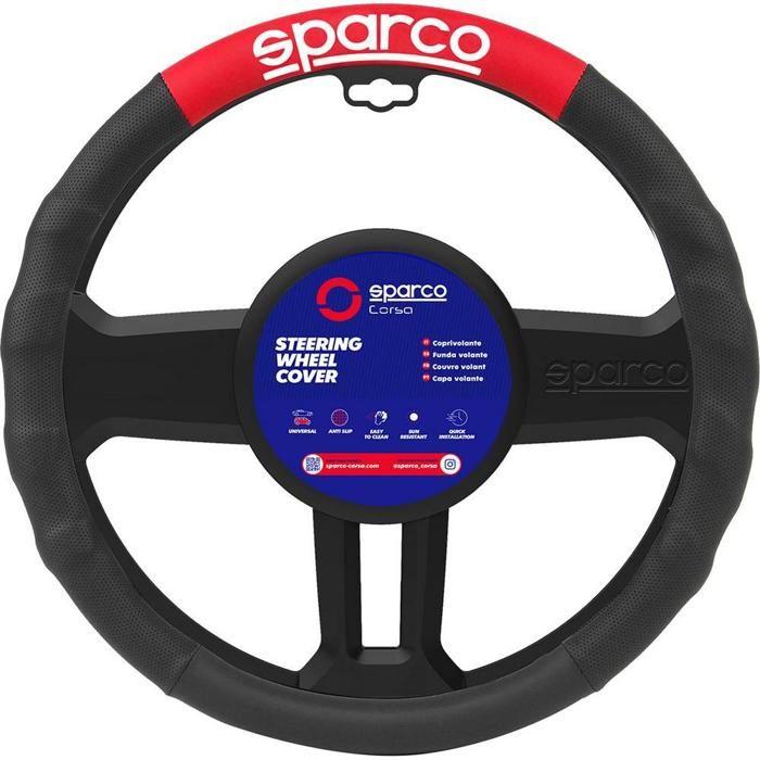 Sparco Couvercle Du Volant Noir/rouge - Spc1111rs