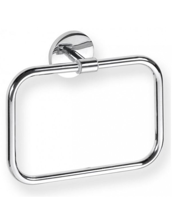 Rebrilliant Lentz 45cm Wall Mounted Towel Rail gray