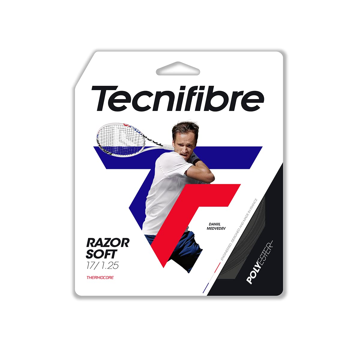 Japan Zen Mall Tecnifibre Tennis Gut String Razor Soft 125 Laser Soft 125 Single Tension 04gras125n