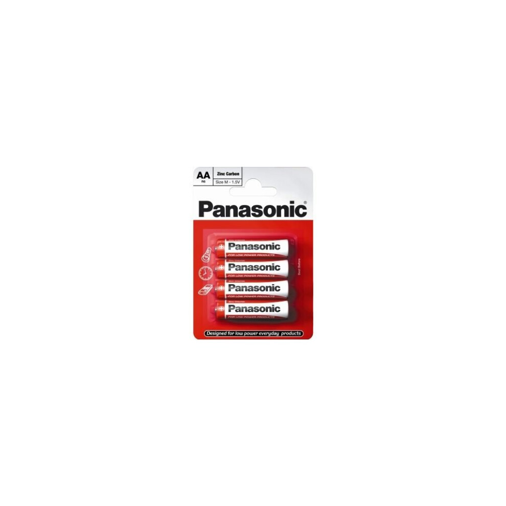 Panasonic AA Batteries R6R - Pack of 4