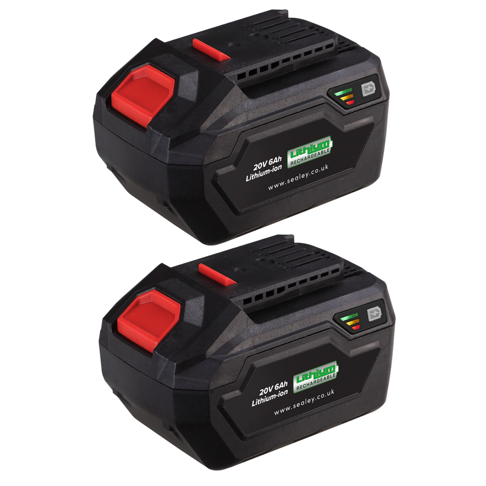 Sealey Power Tool Battery Pack 20v 6ah Kit For Sv20 Series Bk06