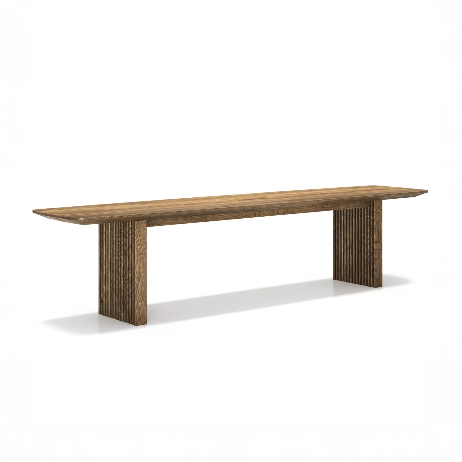 DK3 Ten Bench - Smoked oak / Length : 180cm Benches DK3 Designer Furniture From Holloways Of Ludlow