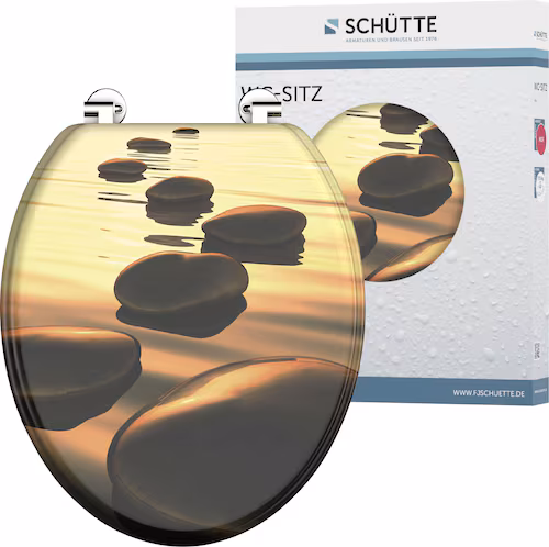 SCHÜTTE Toilet Seat SEA STONE MDF
