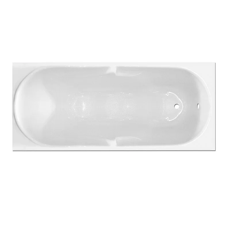 Senza MarcaGenerico Guscio vasca rettangolare bianco 160x70cm per bagno 110lt Milo