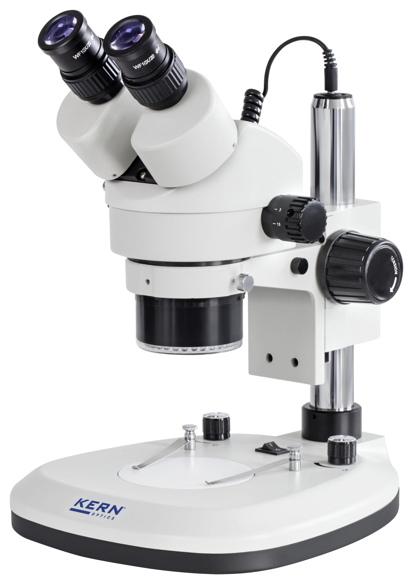 Kern Ozl 465 Stereo Microscope, Binocular, 0.7X-4.5X