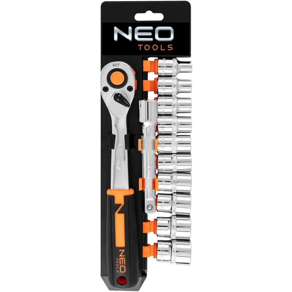 NEO Tools Socket Wrenches 1/2, 12 Pcs