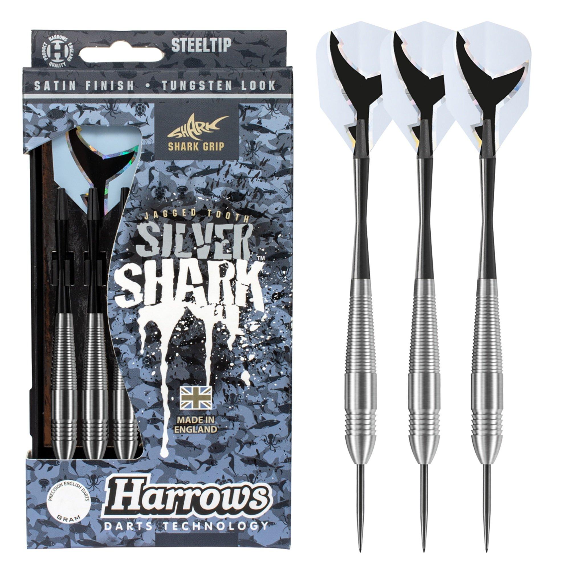Harrows Darts Silver Shark Darts - Silver 23g