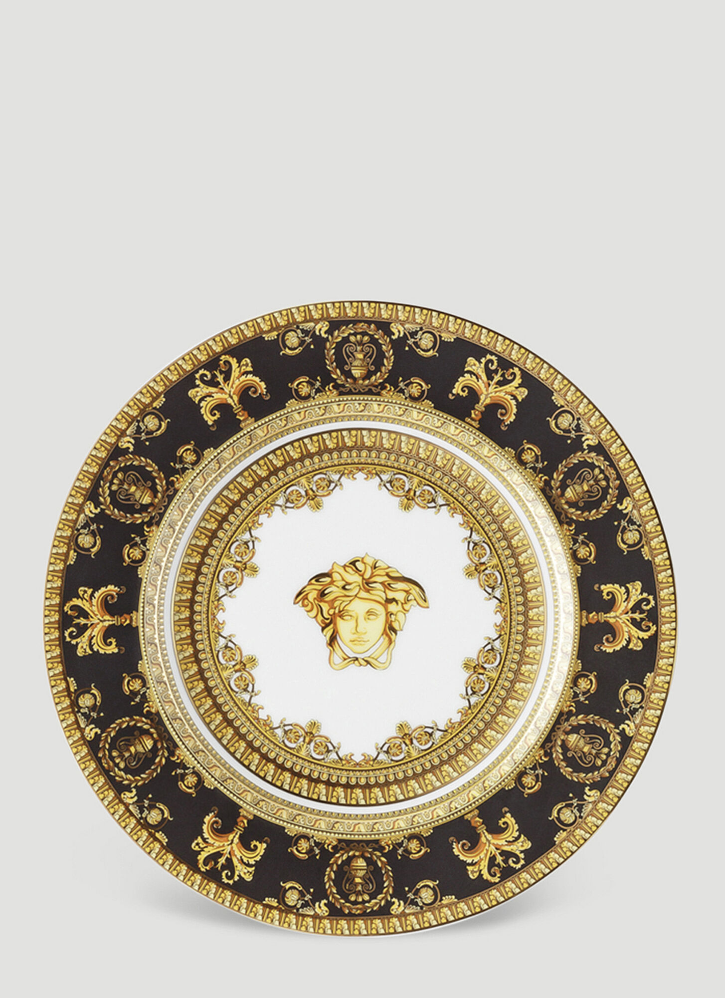 Versace Home - I Love Baroque Plate - 18cm - Black