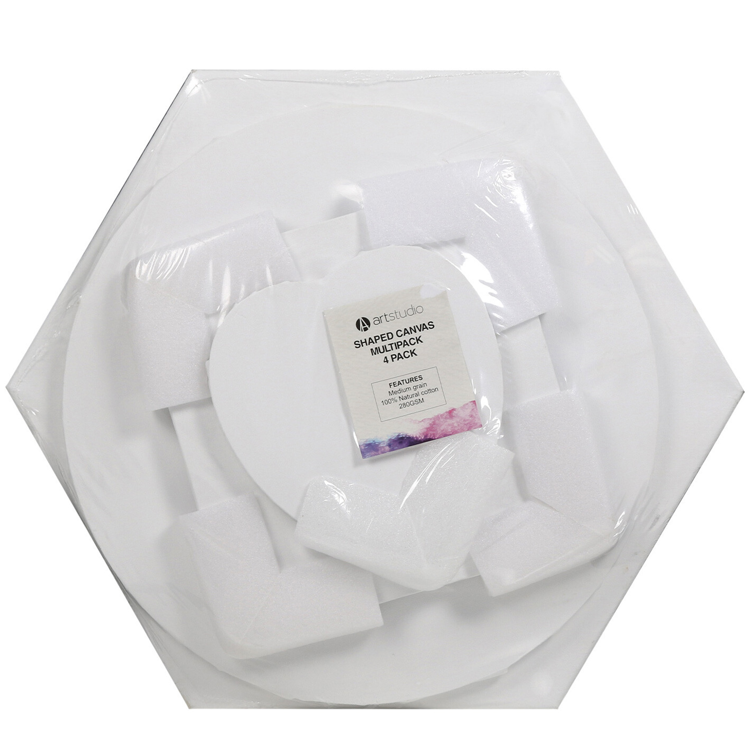 Art Studio Shaped Canvas Multipack