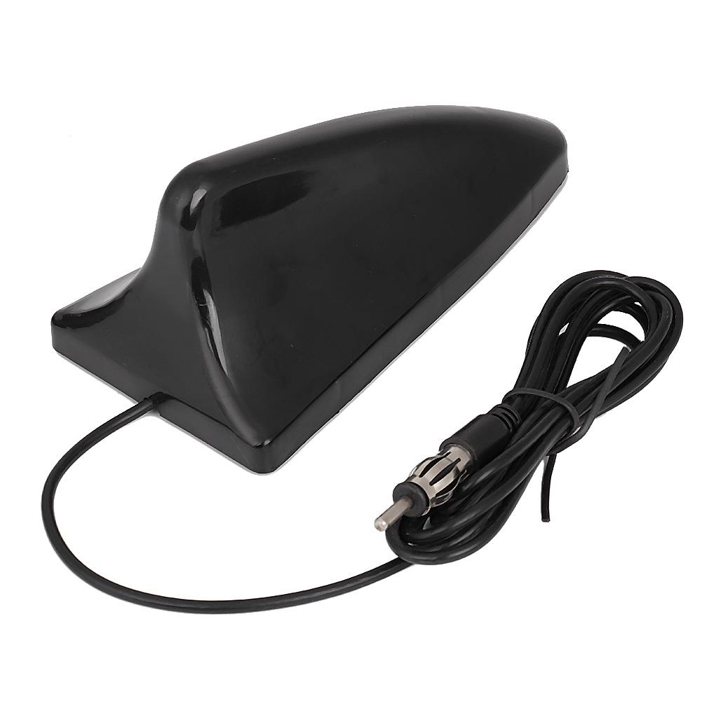 Neoglint Universal Car Shark Fin Antenna Auto Radio Signal Aerials Roof Antennas FM Antenna 12V