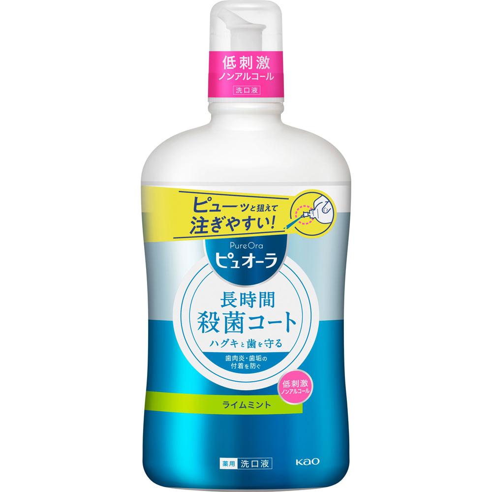 Kao Puora Medicated Mouthwash Non-Alcohol 850mL (Quasi-drug) Bad Breath Prevention Directions for use: - After brushing your teeth daily, place an app